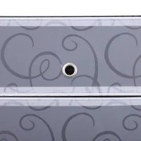 Scarpiera Salvaspazio Modulare da Ingresso in Plastica, 95x37x160cm, Bianco e Nero