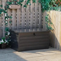 Panca Baule Contenitore da Giardino con Chiave, Cassapanca Moderna in Acciaio, Grigio, 120x62x62cm