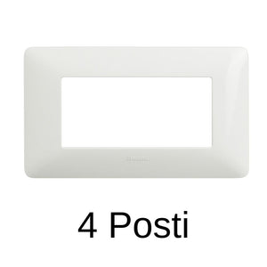 Bticino matix placca 4 posti tecnopolimero bianco am4804bbn pezzi 4