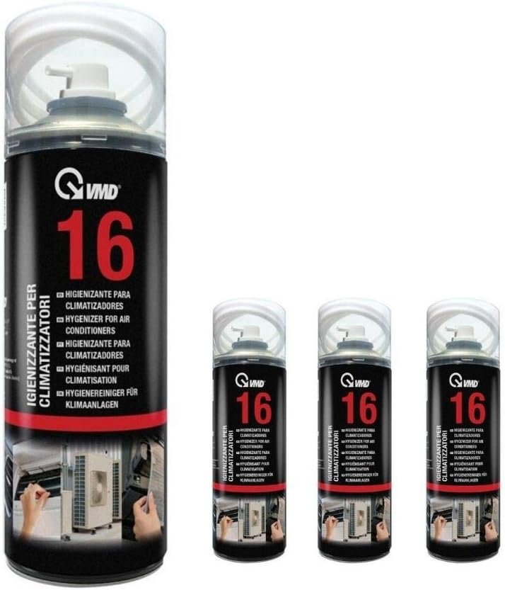 Vmd kit 4 pezzi spray igienizzante schiumogeno per climatizzatori aria