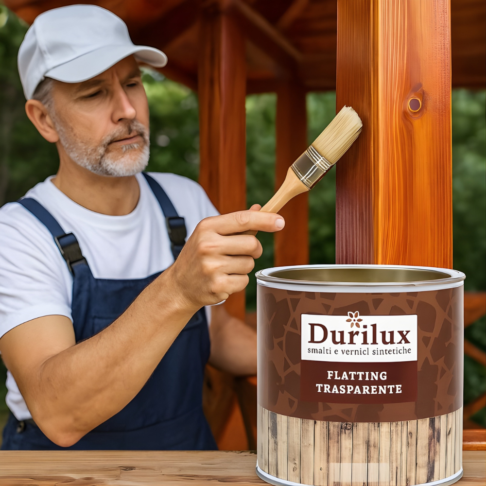 Durilux legnomare flatting vernice lucida per legno e imbarcazioni *** formato 2.5 lt, confezione 1