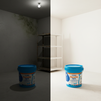 Idropittura traspirante resistente alla muffa dursilite igea *** formato 4 lt, confezione 1