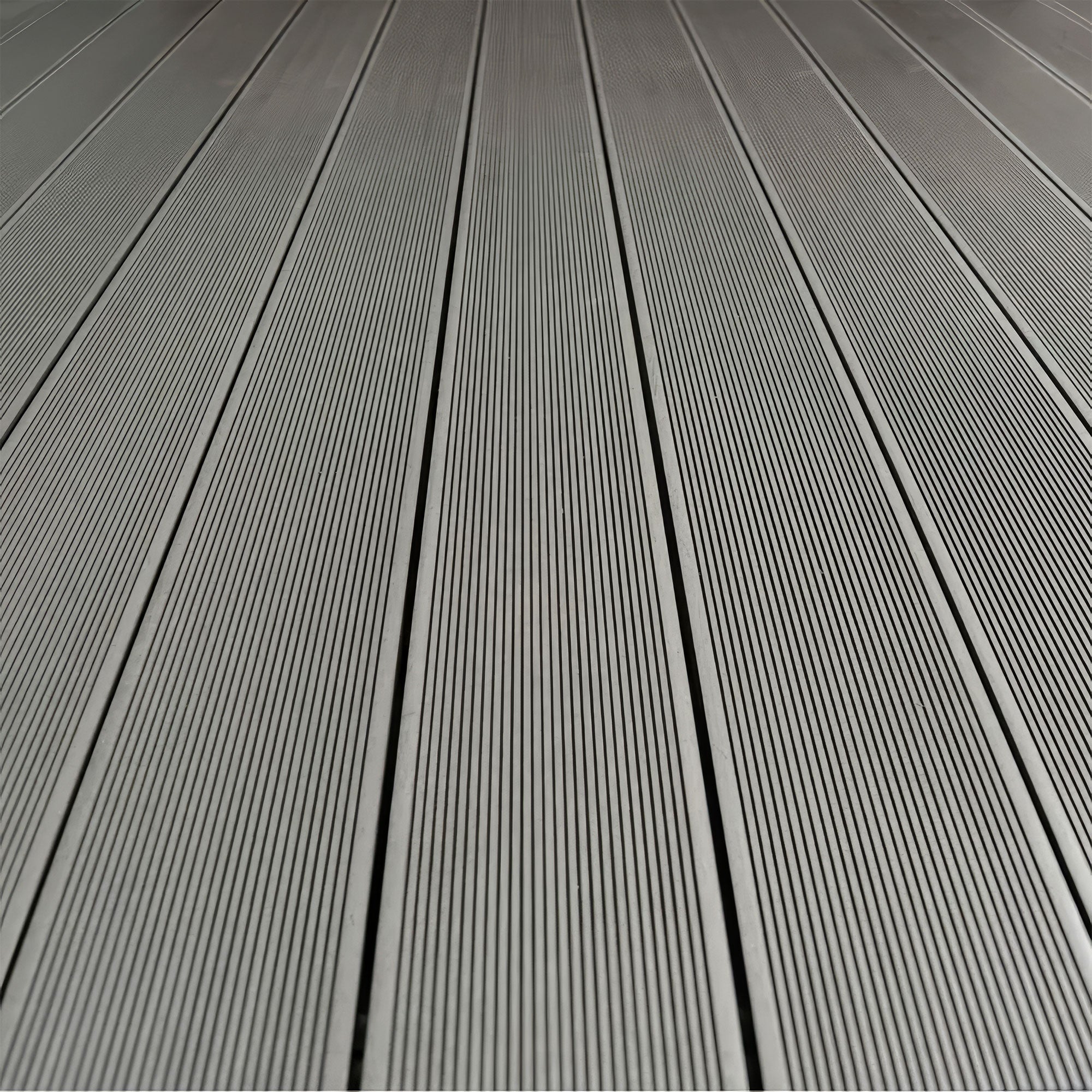 Kaido - Set di 5 Doghe Pavimento da Esterno 150x75 cm per Giardino Patio Terrazza in WPC Nero