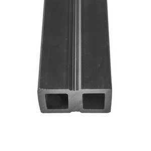 Kaido - Set di 5 Doghe Pavimento da Esterno 150x75 cm per Giardino Patio Terrazza in WPC Nero