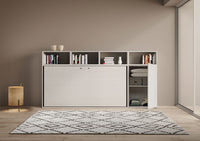 Letto Kando singolo Bianco Frassino composizione A con materasso