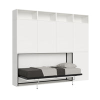 Letto Kando singolo Bianco Frassino composizione B