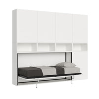 Letto Kando singolo Bianco Frassino composizione C