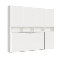 Letto Kando singolo Bianco Frassino composizione C