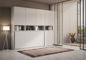 Letto Kando singolo Bianco Frassino composizione C