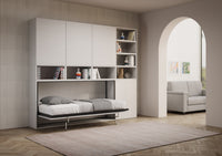 Letto Kando singolo Bianco Frassino composizione E