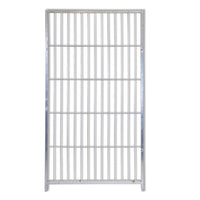 Box per cani da esterno coperto e retro in legno zincatura elettrolitica da 200x200xh180 cm