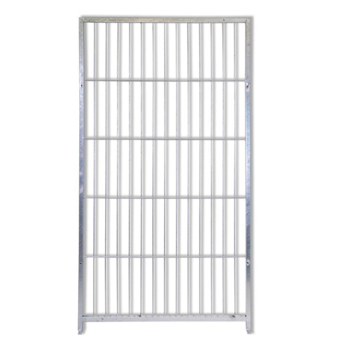 Box per cani da esterno coperto e retro in legno zincatura elettrolitica da 200x200xh180 cm