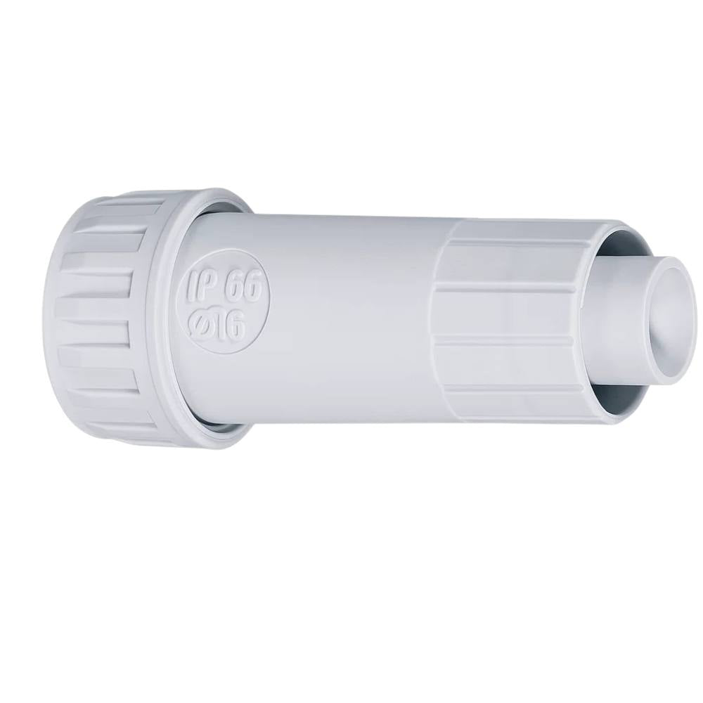 Raccordo faeg tubo guaina ip65 per impianti elettrici durevole *** diametro tubo 16 millimetri, diametro guaina 12 mi...