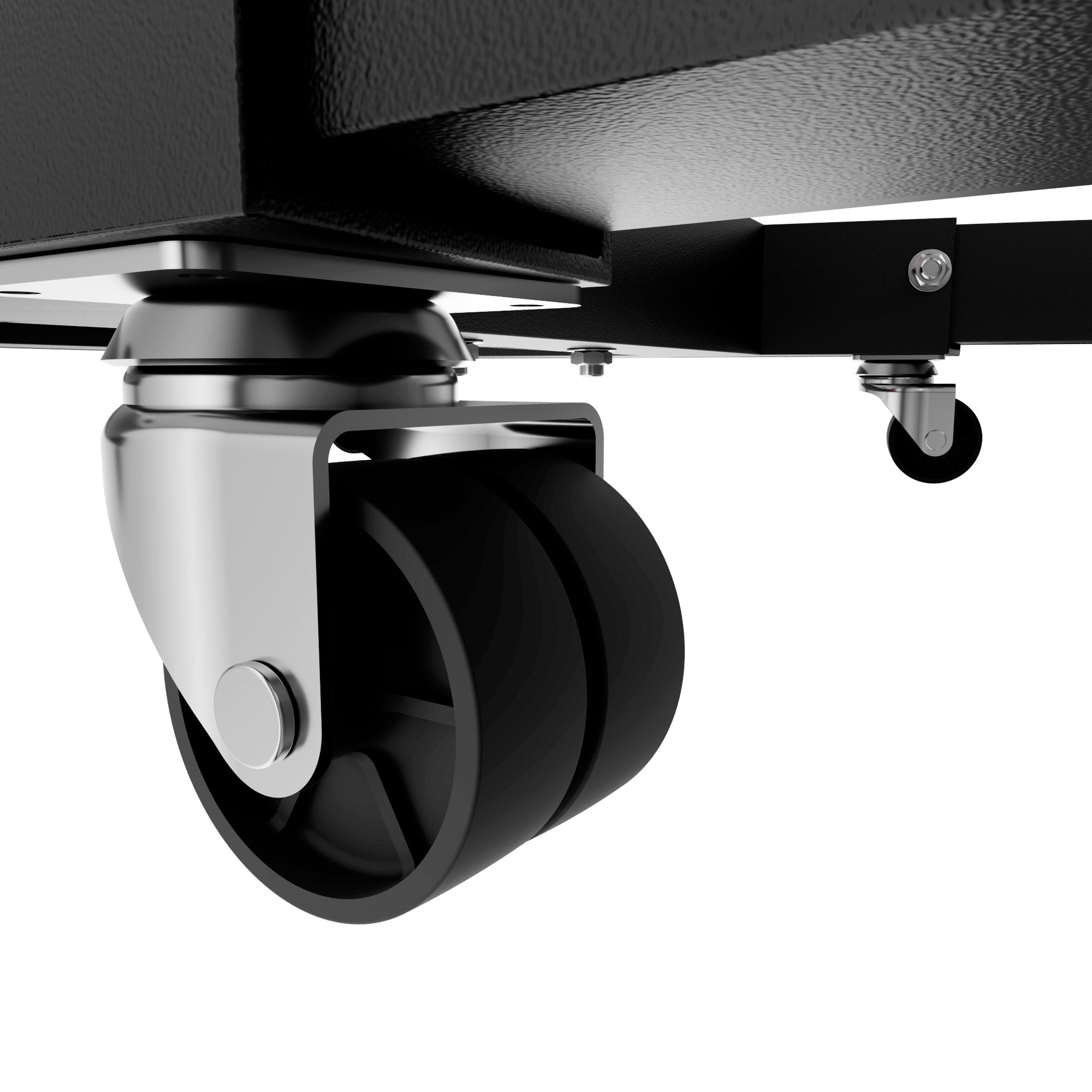 Keplero - Cavalletto di Sostegno per Motore max 900Kg in Acciaio Supporto con Bracci Girevoli 360° Nero