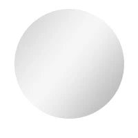 kleankin Specchio Bagno con Luci LED Regolabili, Interruttori Touch e Design Antiappannamento, Ø60 cm