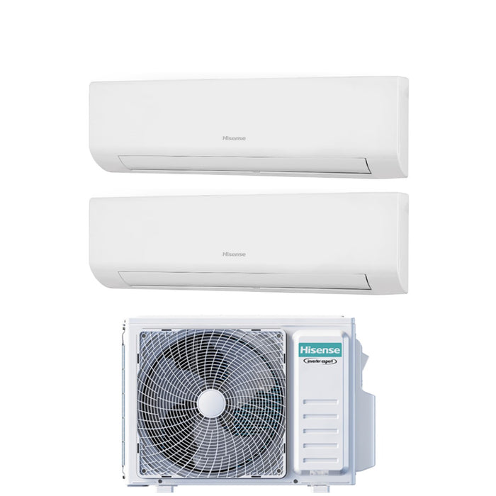 Condizionatore Dual Split Hisense Energy Ultra 7+7 con 2AMW42U4RGC R-32 Wi-Fi Integrato