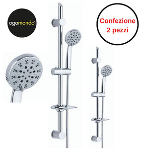 Saliscendi modello flash pezzi 2 con agganci a parete salvaforo