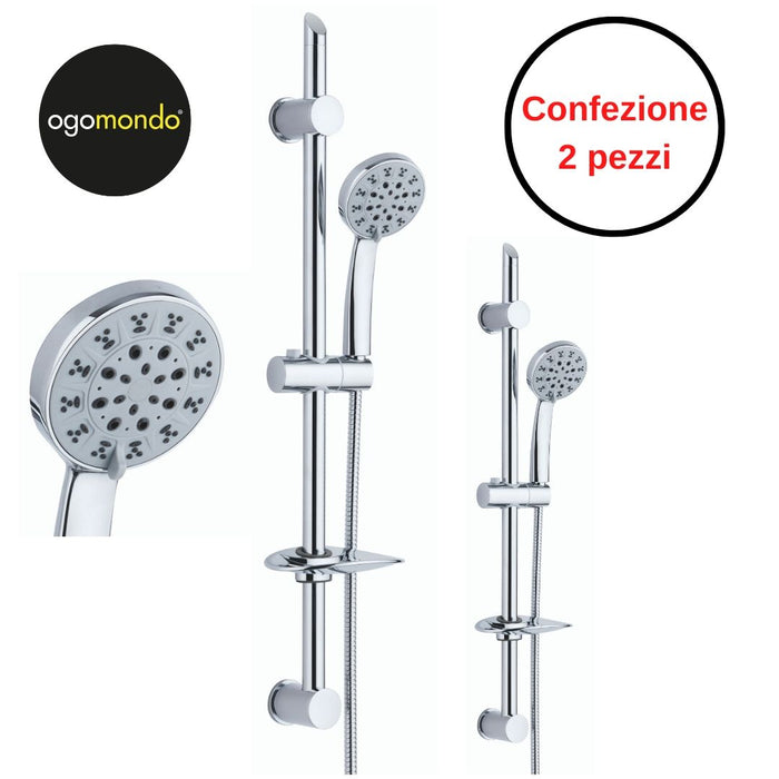 Saliscendi modello flash pezzi 2 con agganci a parete salvaforo