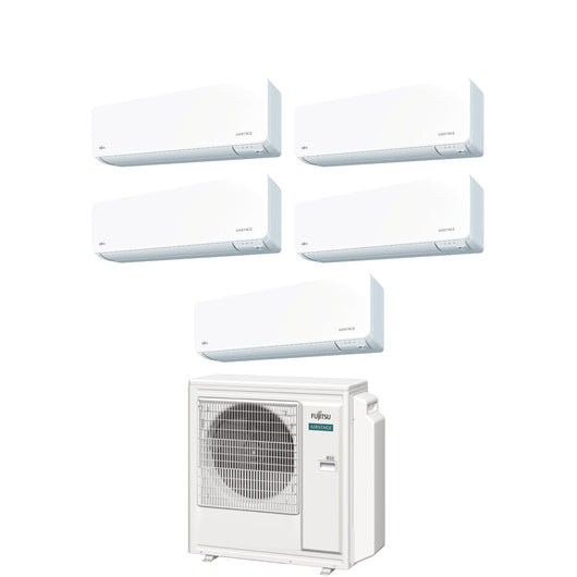 Climatizzatore Condizionatore Fujitsu Penta Split Inverter serie KG AIRSTAGE 9+9+9+12+14 con AOEG36KBTA5 R-32 Wi-Fi Integrato 9000+9000+9000+12000+14000
