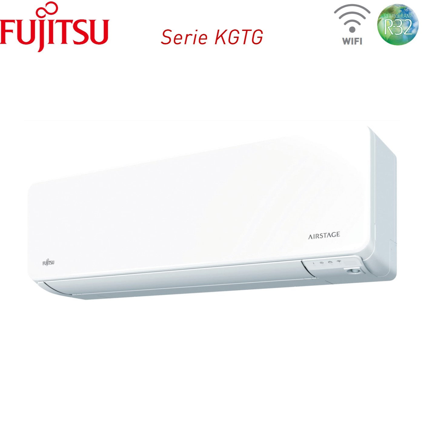Climatizzatore Condizionatore Fujitsu Quadri Split Inverter serie KG AIRSTAGE 9+9+9+14 con AOEG30KBTA4 R-32 Wi-Fi Integrato 9000+9000+9000+14000