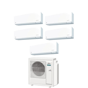 Climatizzatore Condizionatore Fujitsu Penta Split Inverter serie KG AIRSTAGE 9+9+9+9+9 con AOEG36KBTA5 R-32 Wi-Fi Integrato 9000+9000+9000+9000+9000