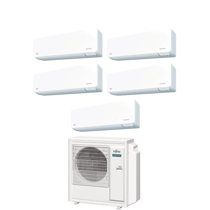 Climatizzatore Condizionatore Fujitsu Penta Split Inverter serie KG AIRSTAGE 9+9+9+9+9 con AOEG36KBTA5 R-32 Wi-Fi Integrato 9000+9000+9000+9000+9000