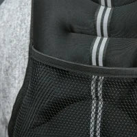 Giubbotto Zavorrato 5kg Traspirante con Tasca Portaoggetti e Spallacci, in tessuto Oxford, 40x35 cm, Nero