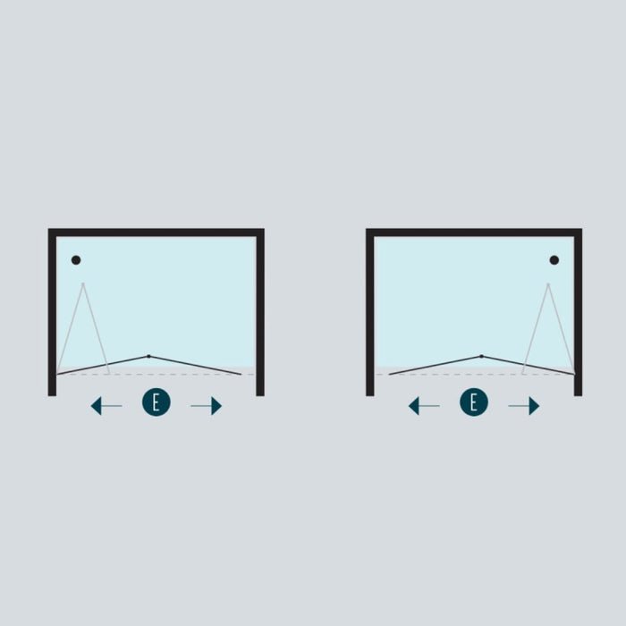 Porta doccia a soffietto book cristallo temprato profilo bianco bianco *** misure 96-100xh190 cm serigrafato, confezi...