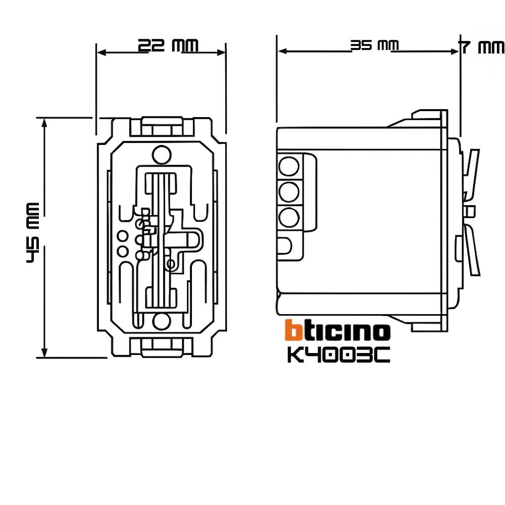 Bticino living now k4003c deviatore connesso smart per controllo luci