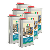 Impregnante per teak marino KING TEAK   1LTx6Pz