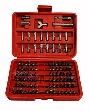 KIT 100 INSERTI  PER CACCIAVITE AVVITATORE A BATTERIA IN VALIGETTA