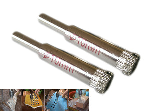 KIT 2 FRESA A TAZZA DIAMANTATA Ø 10 mm PER VETRO, MARMO, CERAMICA E VETRORESINA