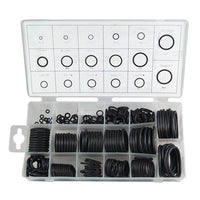 KIT 222 PZ GUARNIZIONI O'RING 17 MISURE DIVERSE ORING ANELLI GOMMINI