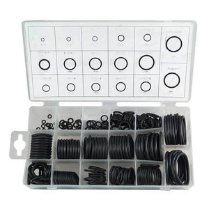 KIT 222 PZ GUARNIZIONI O'RING 17 MISURE DIVERSE ORING ANELLI GOMMINI