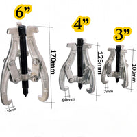 KIT 3 ESTRATTORI PER CUSCINETTI  INTERNI ED ESTERNI A TRE GRIFFE 75 100 150 mm