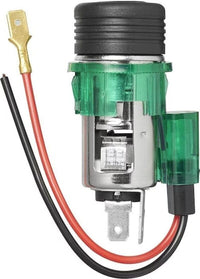 KIT ACCENDISIGARI ACCENDINO SIGARETTE PER AUTO CAMPER 12VOLT LUCE ILLUMINA