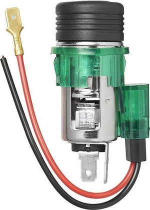 KIT ACCENDISIGARI ACCENDINO SIGARETTE PER AUTO CAMPER 12VOLT LUCE ILLUMINA