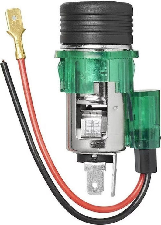 KIT ACCENDISIGARI ACCENDINO SIGARETTE PER AUTO CAMPER 12VOLT LUCE ILLUMINA