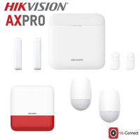 KIT ALLARME ANTIFURTO 64 ZONE ALLARME WIRELESS HIKVISION AX PRO SENZA FILI SIRENA APP