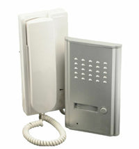 KIT CITOFONO MONOFAMILIARE CORNETTA 2 FILI APRIPORTA CANCELLO DA INTERNO ESTERNO