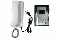 KIT CITOFONO MONOFAMILIARE PER ESTERNO 2 FILI CORNETTA APERTURA CANCELLO 328A M