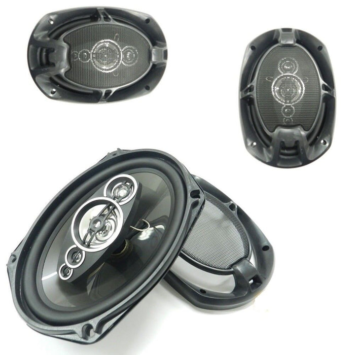 KIT COPPIA CASSE AUTO 3 VIE 800W 165x240 MM ALTOPARLANTI AUTO 800 WATT TS-6972