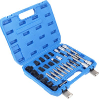 KIT DI CHIAVI 30 PEZZI PER SMONTAGGIO PULEGGIA E ALTERNATORE MOTORE AUTO