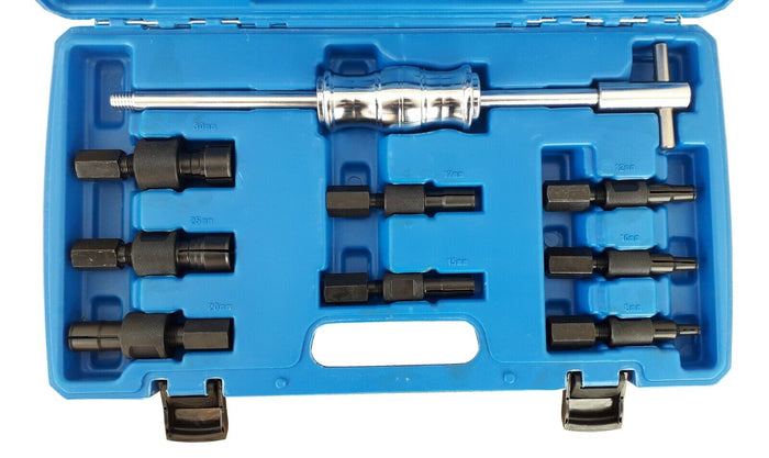 KIT ESTRATTORE PER CUSCINETTI INTERNI MARTELLO SCORREVOLE 9 PEZZI