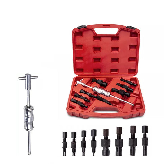 KIT ESTRATTORE PER CUSCINETTI INTERNI MARTELLO SCORREVOLE 9 PEZZI