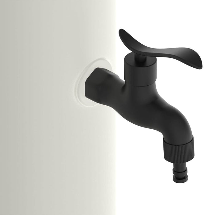 Sined Kit Tritone Fontana Per Esterno Con Secchiello Da 5 Litri In Polietilene Bianco Realizzato In Polietilene Ad Alta Resistenza