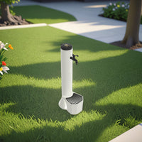 Sined Kit Tritone Fontana Per Esterno Con Secchiello Da 5 Litri In Polietilene Bianco Realizzato In Polietilene Ad Alta Resistenza