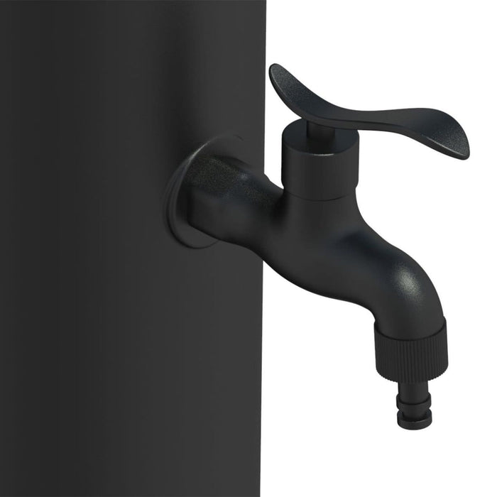 Sined Kit Tritone Kit Composto Da Fontana e Secchiello Da 5 Litri In Polietilene Nero Realizzato In Polietilene Hd