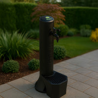 Sined Kit Tritone Kit Composto Da Fontana e Secchiello Da 5 Litri In Polietilene Nero Realizzato In Polietilene Hd