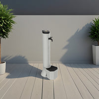 Sined Kit Tritone Fontana Per Esterno e Secchiello Da 5 Litri In Polietilene Tortora Realizzato In Polietilene Hd